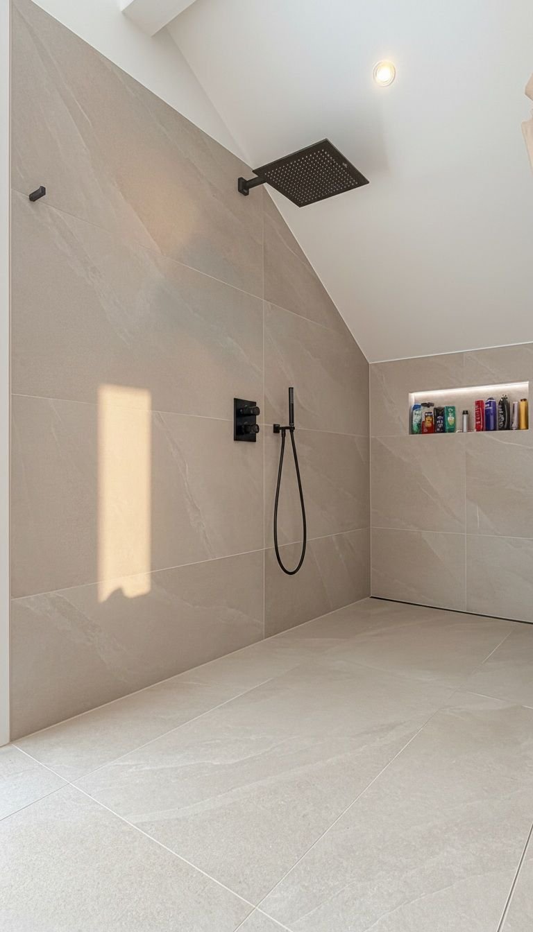 Salle de bains, Fétigny — rénovation pilotée par Invatis