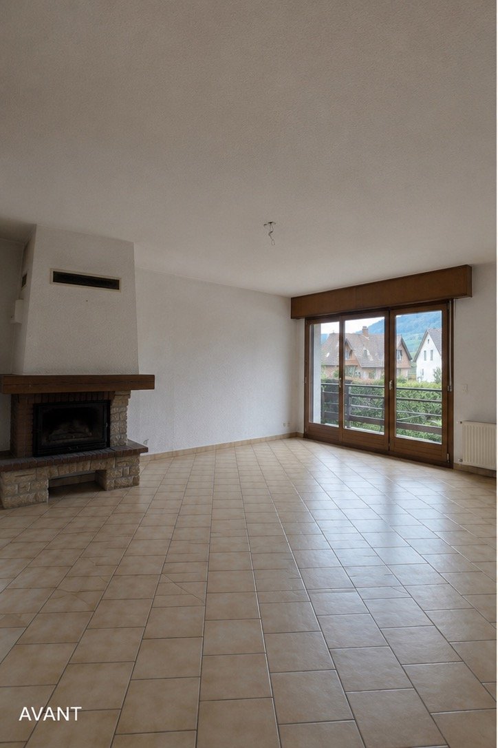 Salon à Fribourg — avant travaux