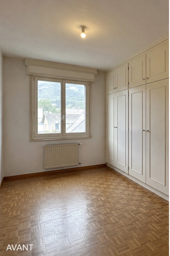 Chambre à Morat avant transformation en dressing
